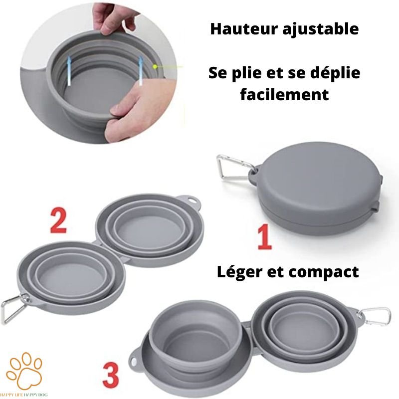 gamelle de voyage pour chien