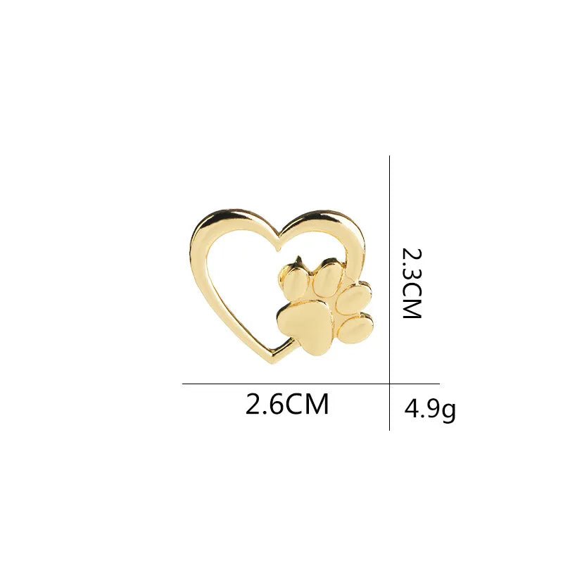 Broche en forme de coeur | DogHeartâą - Happy Life Happy Dog