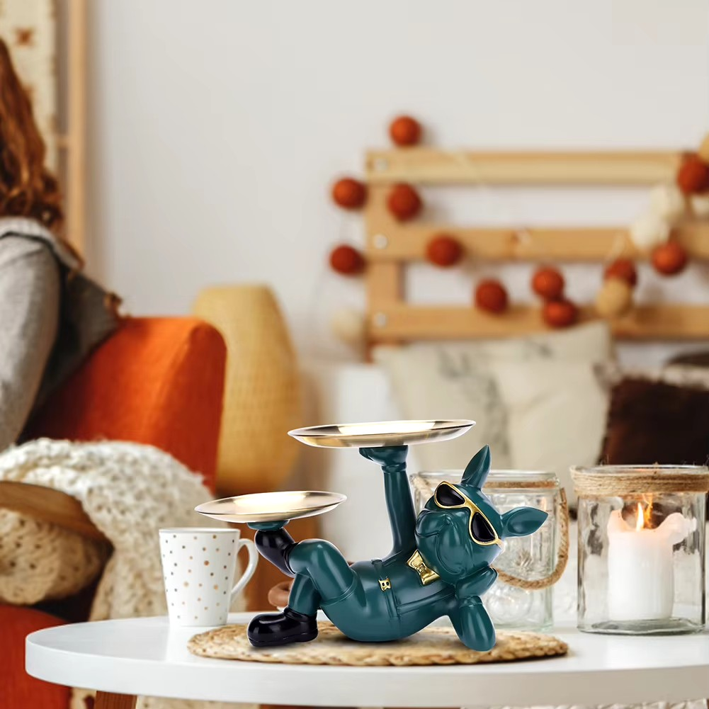 statue décorative bouledogue | HomeDeco™